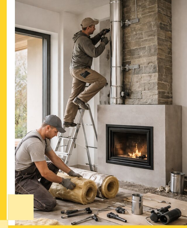 Монтаж дымоходов для каминов в Лесне от 15593 р. ЭриданЛсн