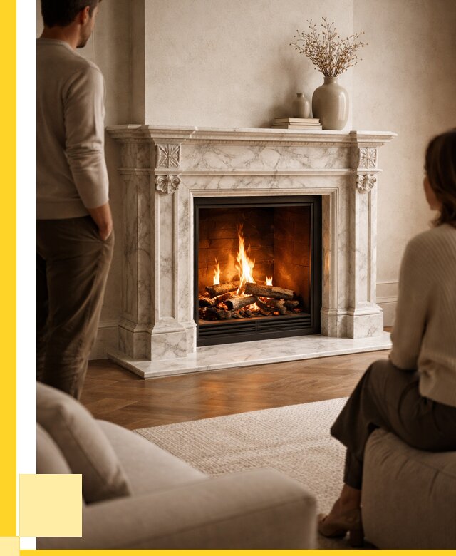 Мраморные камины под ключ в Лесне от 259875 р. | ЭриданЛсн