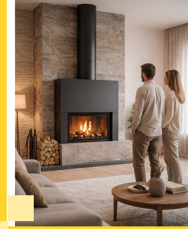 Закрытые камины под ключ в Лесне от 124740 р., ЭриданЛсн