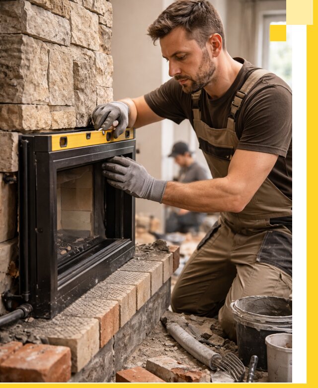 Дровяные камины под ключ в Лесне: монтаж, обустройство