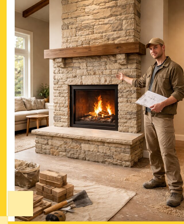 Камины под ключ в Лесне от 187110 р. | ЭриданЛсн — установка