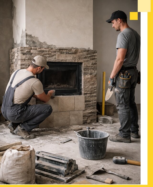 Камины под ключ в Лесне: проект, изготовление и монтаж