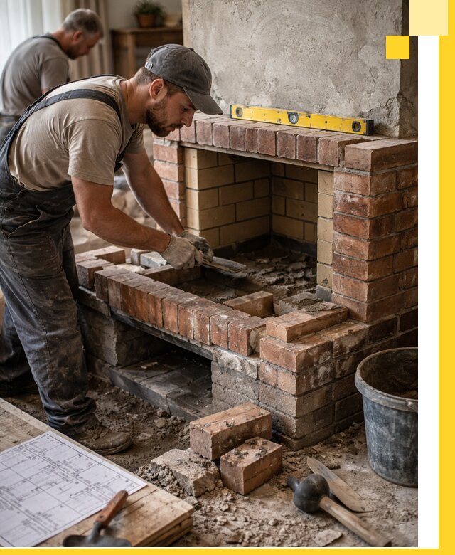 Изготовление и установка каминопечей под ключ в Лесне