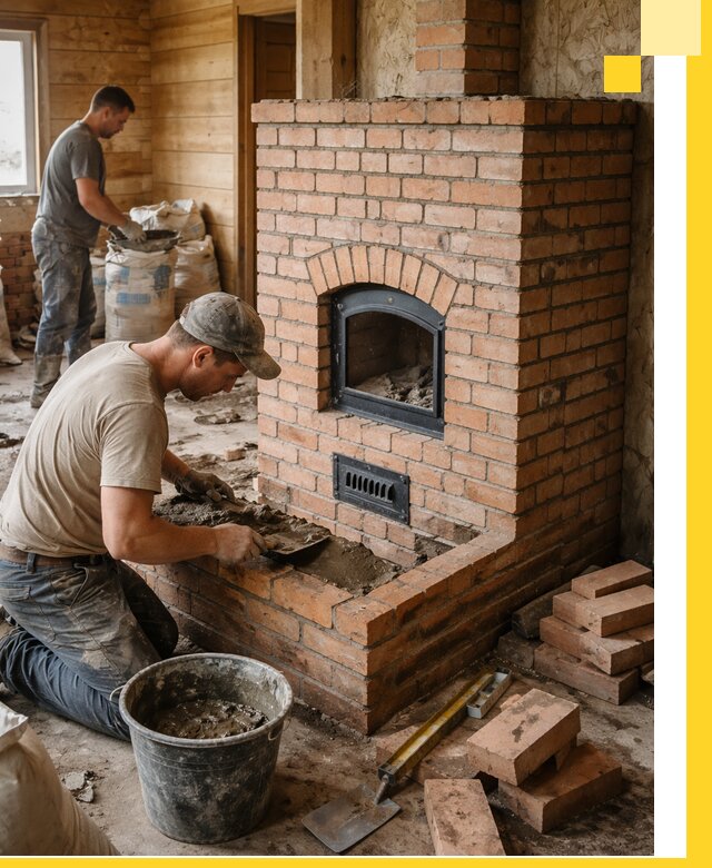 Профессиональное строительство печей в Лесне под ключ