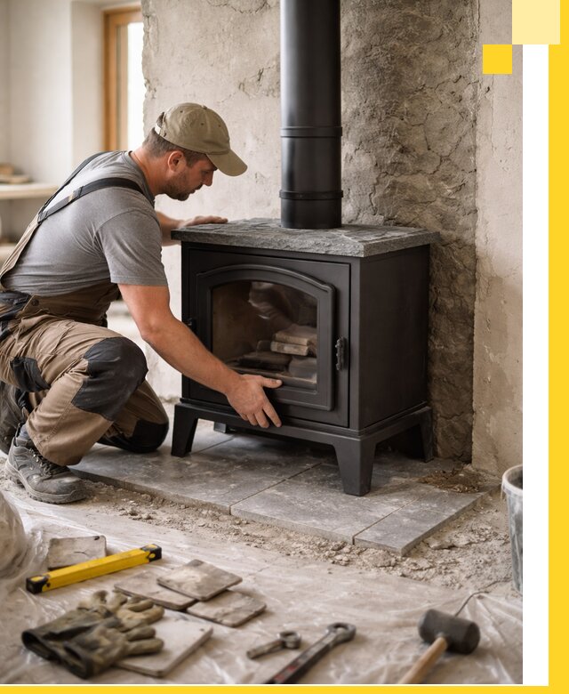 Профессиональный монтаж печей и каминов в Лесне под ключ