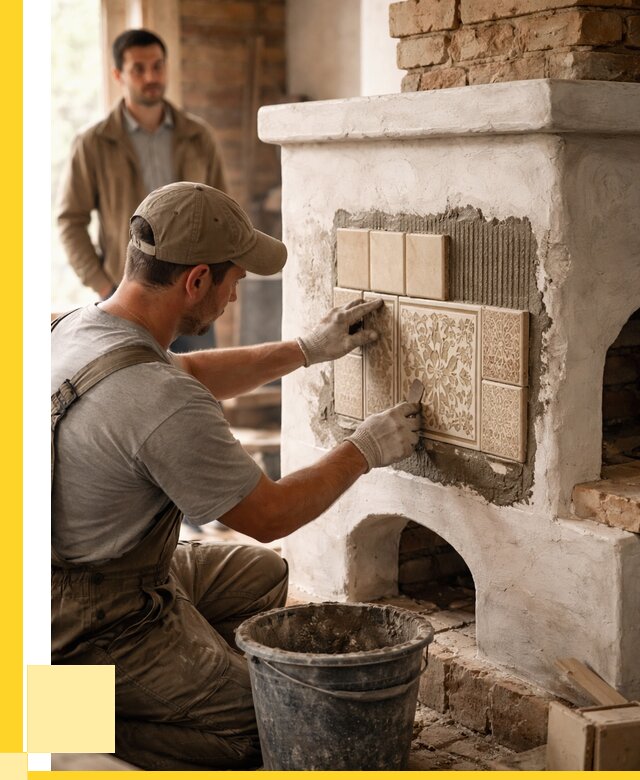 Отделка печей и банных печей в Лесне от 36383 р. | ЭриданЛсн