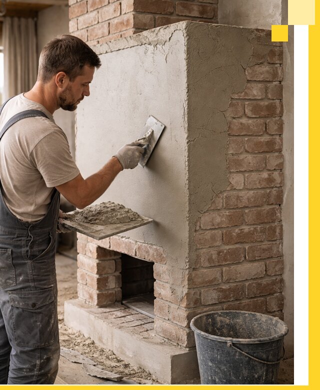 Отделка печей и облицовка каминов в Лесне под ключ