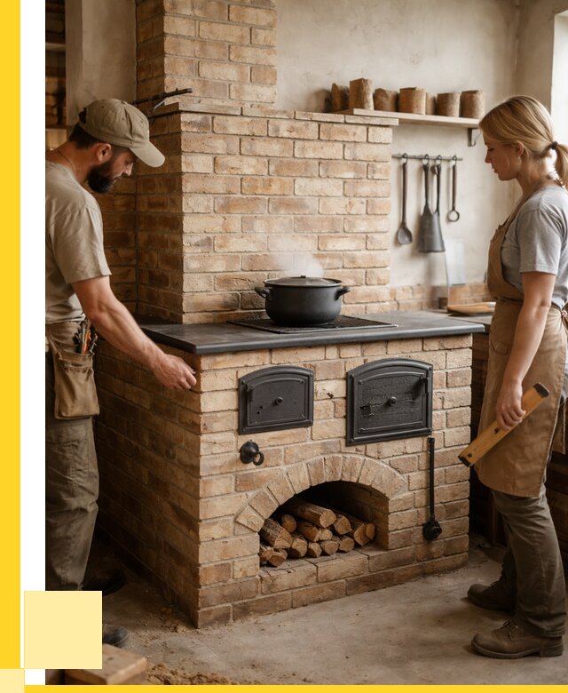 Варочно отопительные печи в Лесне от 93555 р. | ЭриданЛсн