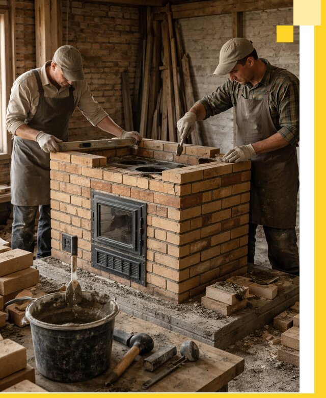 Изготовление и установка варочных печей под ключ в Лесне