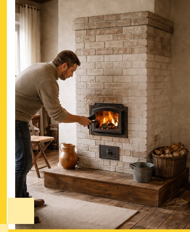 Печь голландка из кирпича в Лесне от 88358 р. | ЭриданЛсн