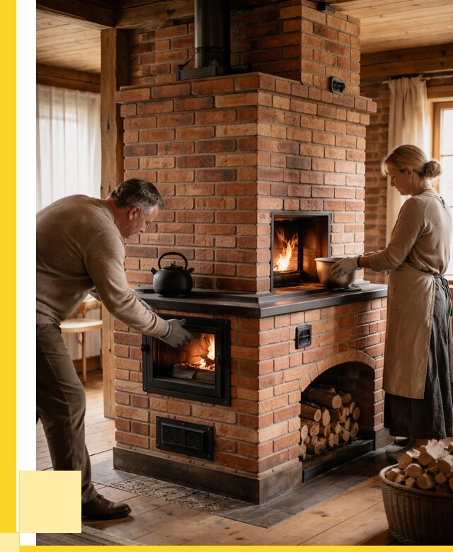 Печи для загородного дома под ключ в Лесне от 83160 р. | ЭриданЛсн