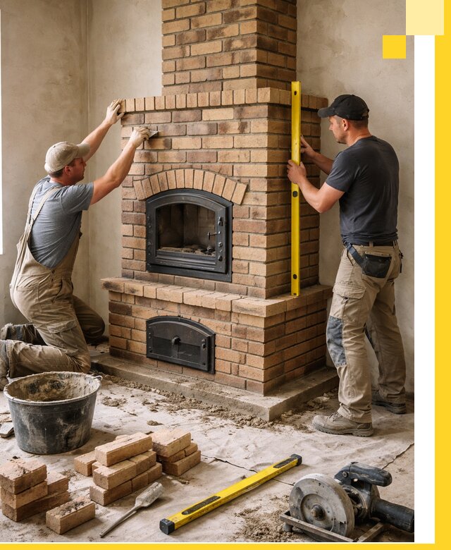 Продажа и установка печей и каминов для дома под ключ в Лесне