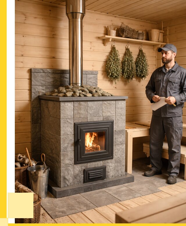 Печи для бани под ключ в Лесне от 124740 р. | ЭриданЛсн