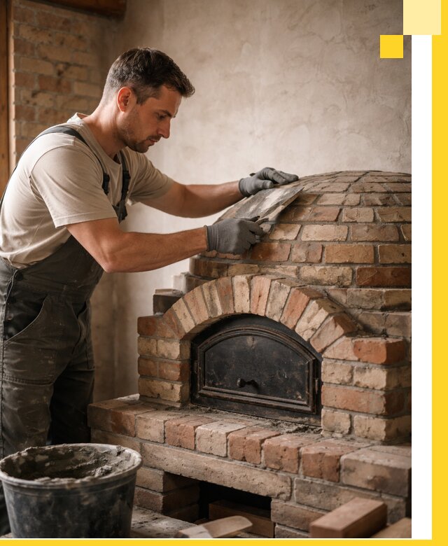 Изготовление и монтаж помпейских печей на заказ в Лесне