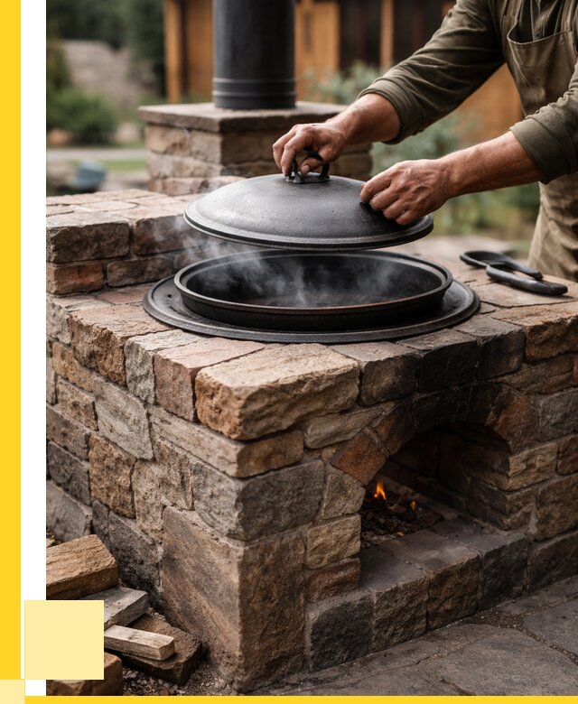 Печи для казана в Лесне по цене от 18711 р. | ЭриданЛсн