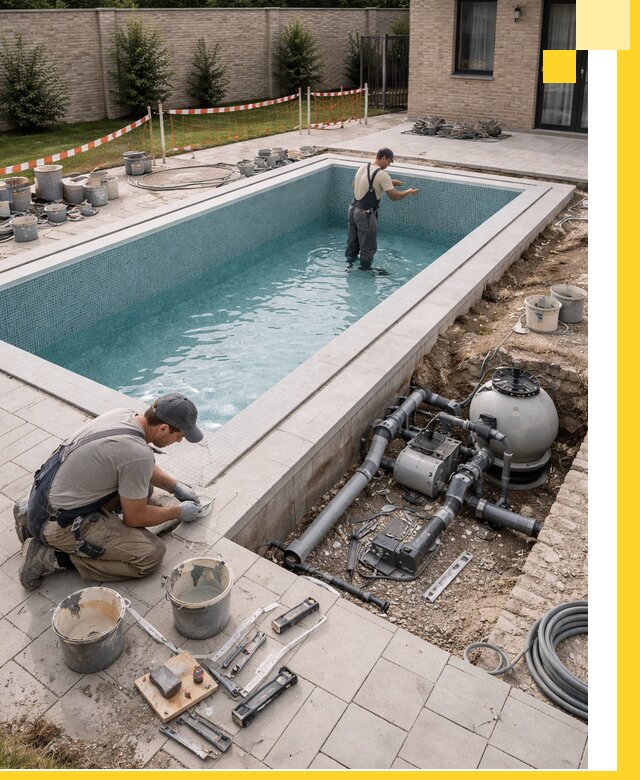 Строительство бассейнов под ключ в Лесне: проекты и монтаж