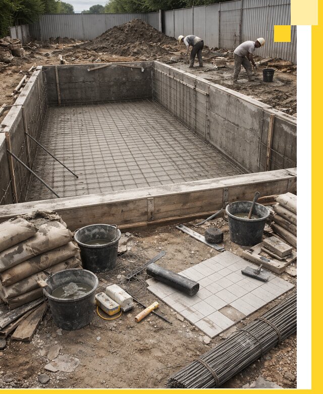 Строительство бассейнов под ключ в Лесне, дизайн и монтаж