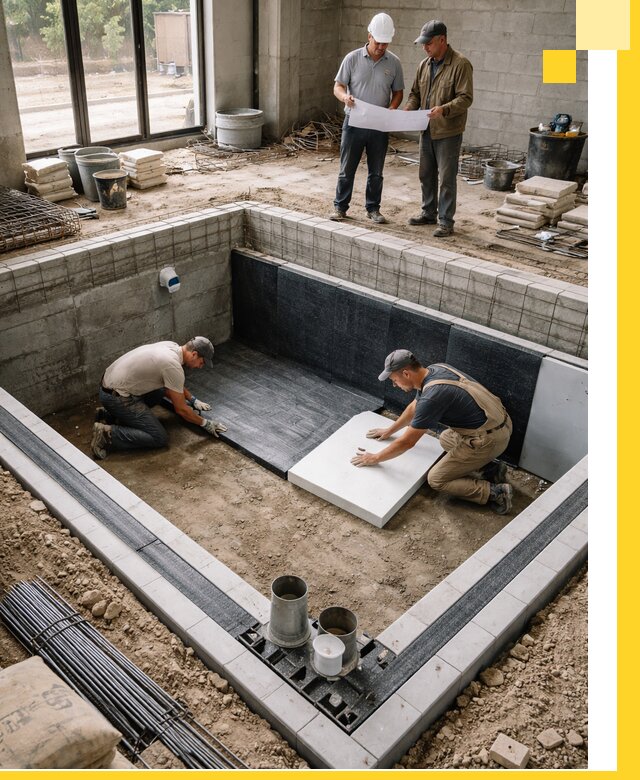 Проекты частных и общественных бассейнов под ключ в Лесне