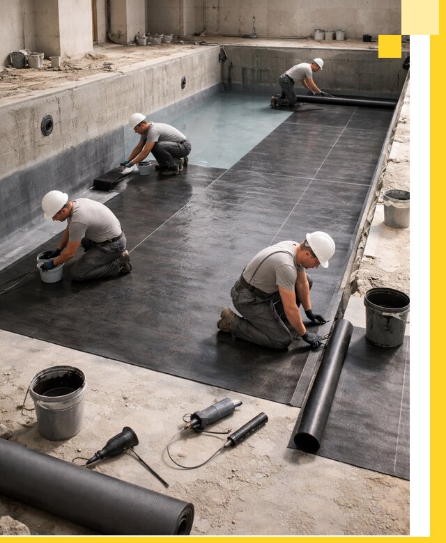 Профессиональная гидроизоляция бассейнов и чаш в Лесне под ключ