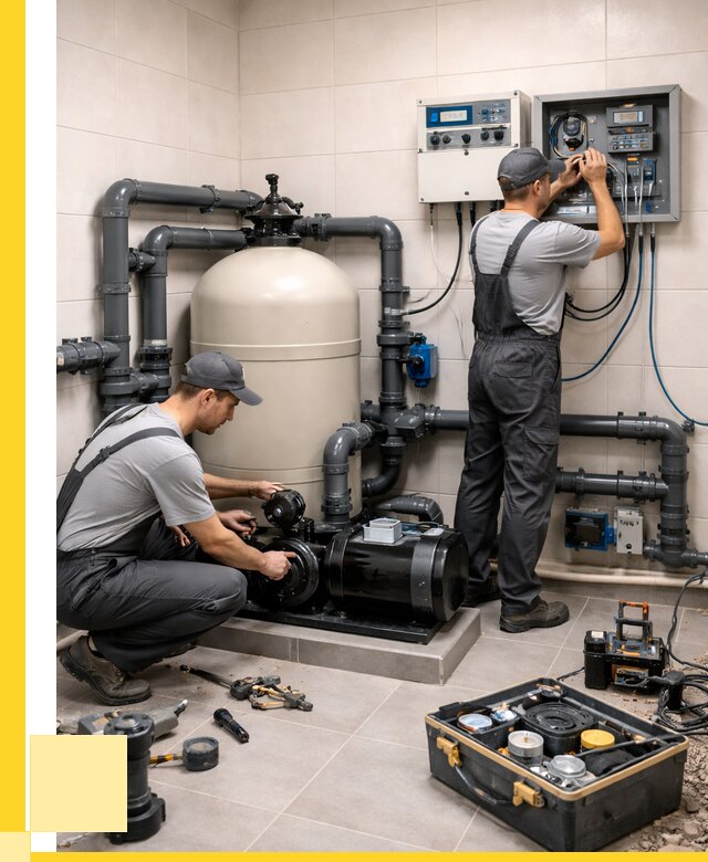 Монтаж оборудования для бассейнов в Лесне от 41580 р. | ЭриданЛсн