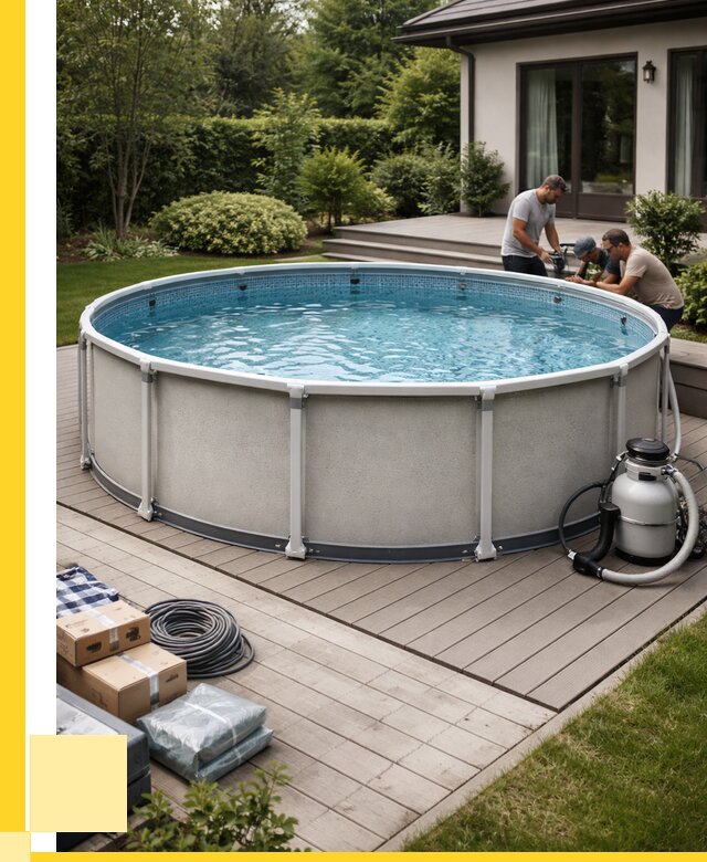 Купить каркасные бассейны в Лесне от 46778 р. | ЭриданЛсн