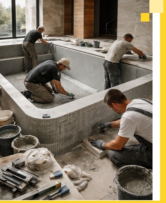 Строительство и установка СПА бассейнов под ключ в Лесне