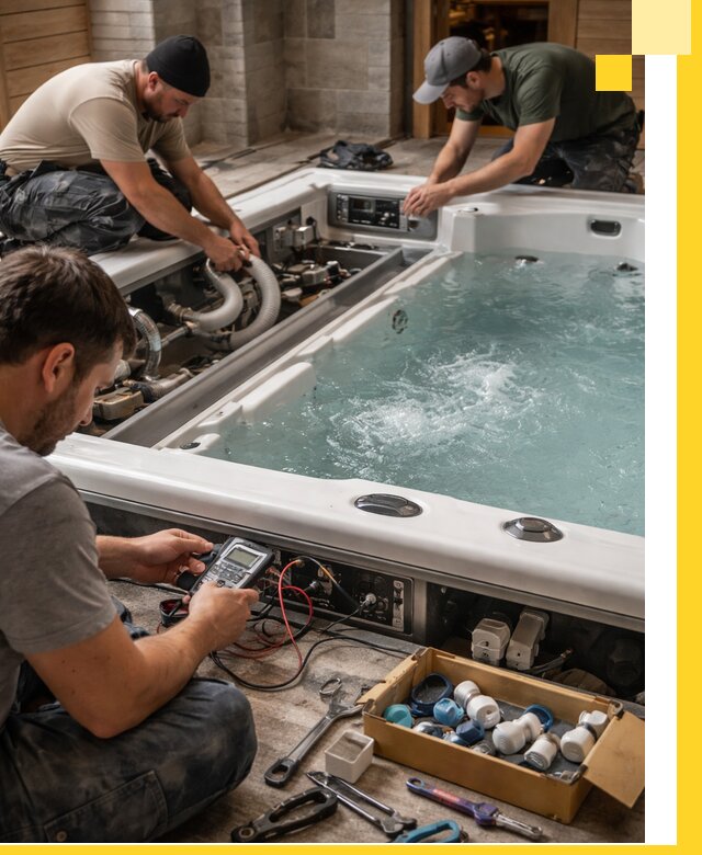 Гидромассажные бассейны под ключ в Лесне, дизайн и монтаж