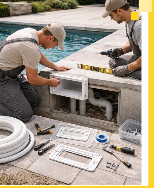 Поставка и установка скиммеров для бассейнов в Лесне