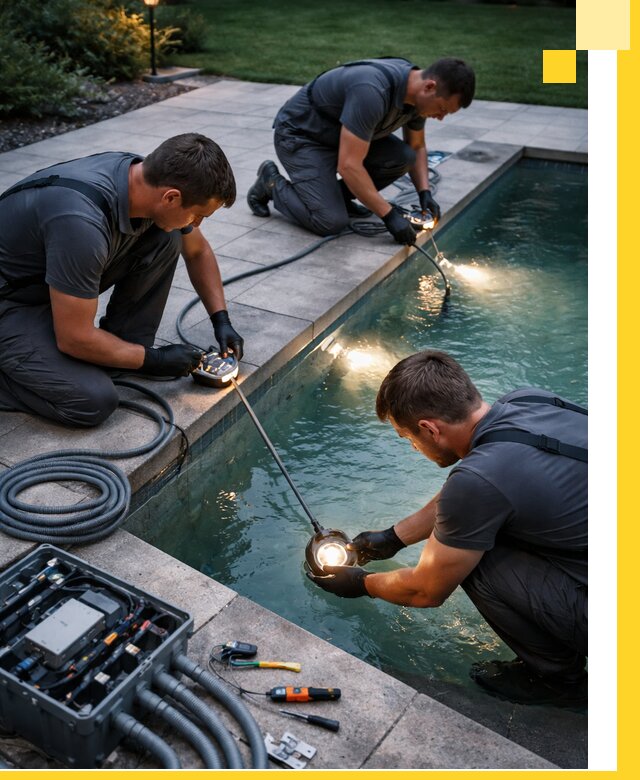 Профессиональное освещение бассейнов в Лесне: дизайн и монтаж