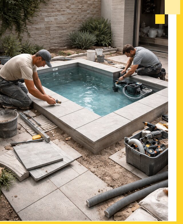 Мини бассейны под ключ в Лесне, дизайн и установка