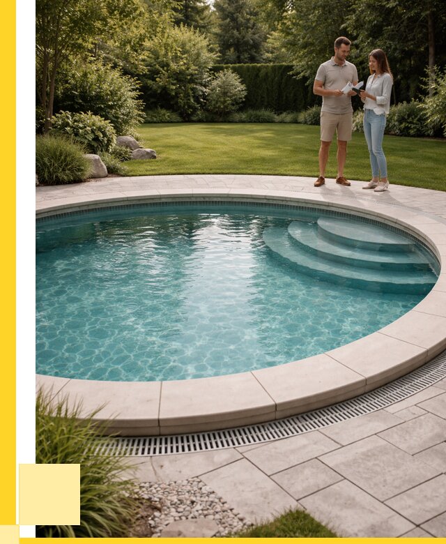 Круглые каркасные бассейны купить в Лесне от 259875 р. | ЭриданЛсн