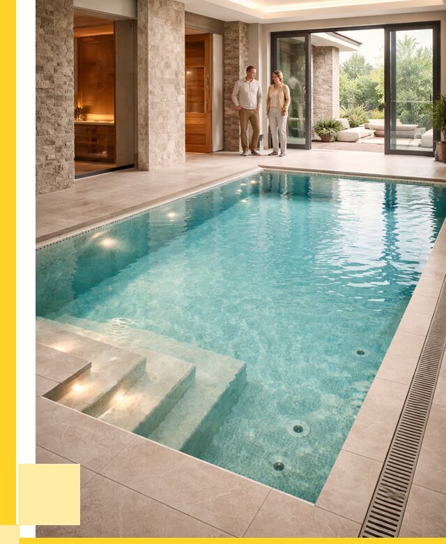 Бассейн во дворе в Лесне: проект, отделка от 1247400 р. | ЭриданЛсн