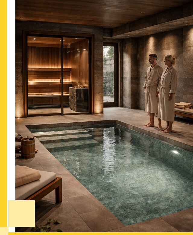 Сауна с большим бассейном в Лесне от 1247400 р. ЭриданЛсн