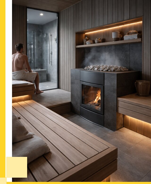 Проект сауны в частном доме в Лесне от 36383 р. | ЭриданЛсн