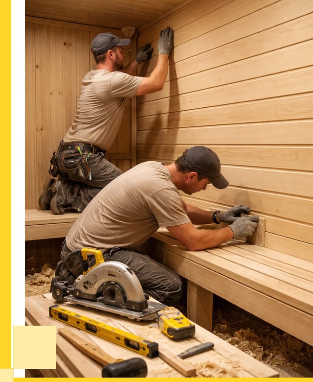 Обшивка саун вагонкой в Лесне от 2599 р. | ЭриданЛсн