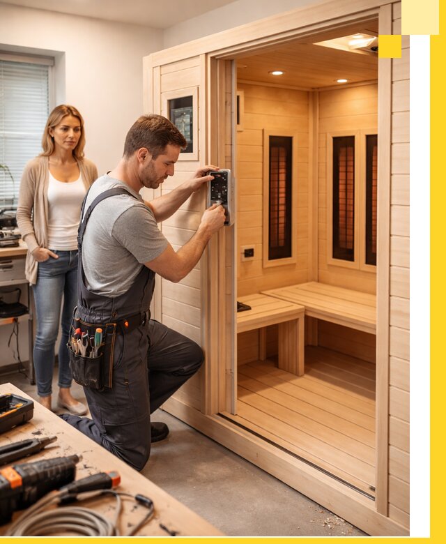 Инфракрасные сауны под ключ в Лесне продажа и установка