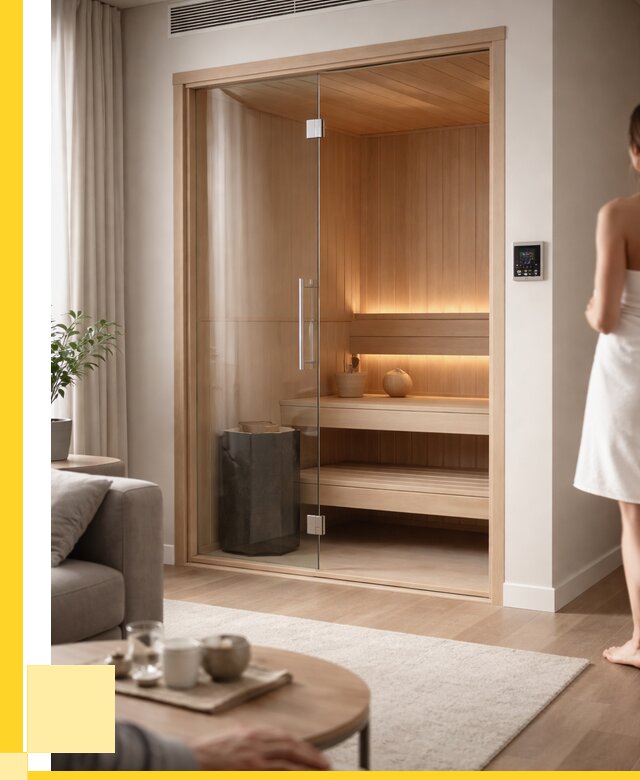 Сауна в квартире под ключ в Лесне от 124740 р. ЭриданЛсн