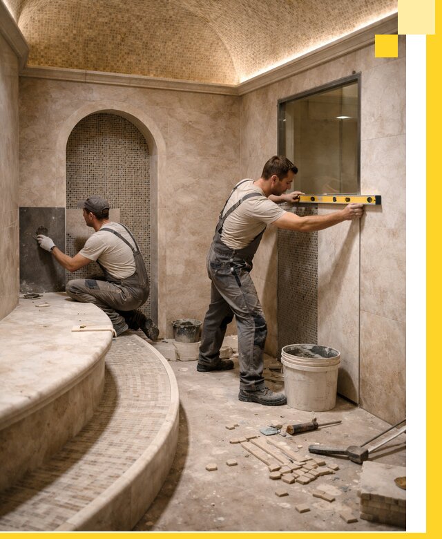 Проектирование и строительство саун с хамамом под ключ в Лесне