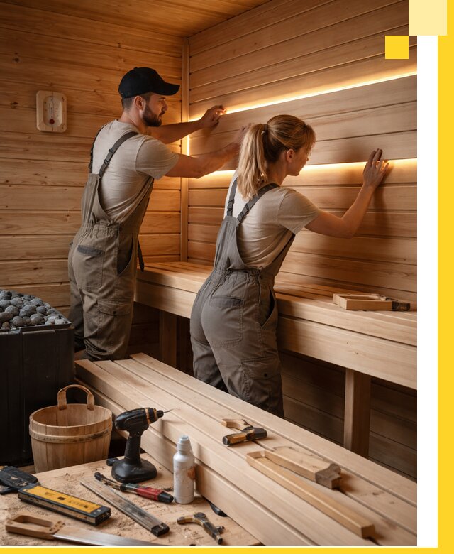 Дизайн саун и бань под ключ с индивидуальным проектом в Лесне