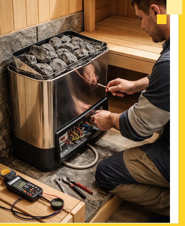 Продажа и установка электрокаменок для саун в Лесне