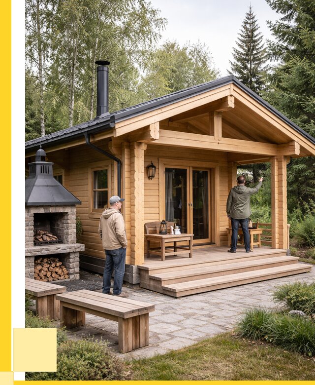 Деревянные бани под ключ в Лесне от 467775 р. | ЭриданЛсн