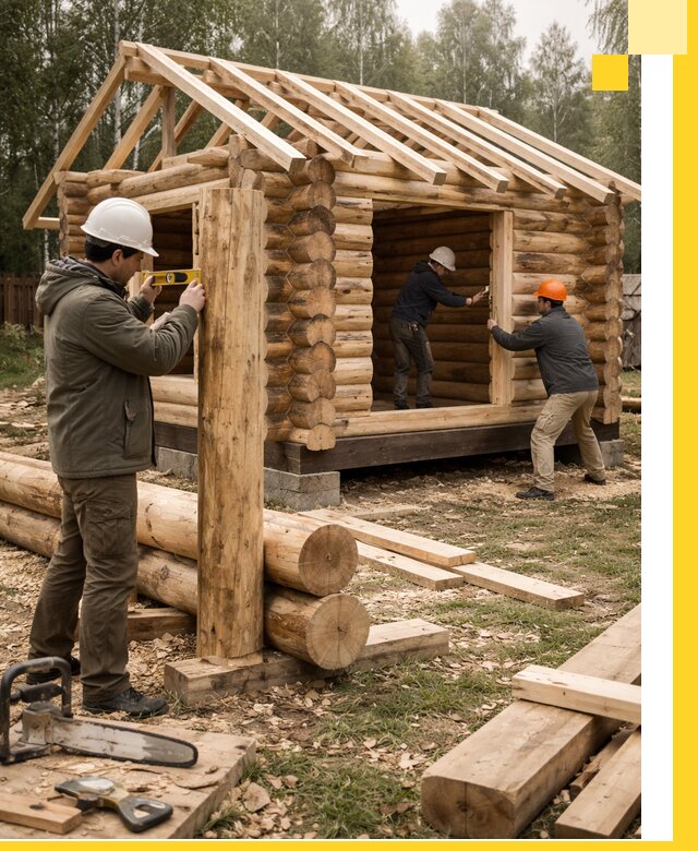 Строительство бань для дачи под ключ в Лесне с доставкой и монтажом