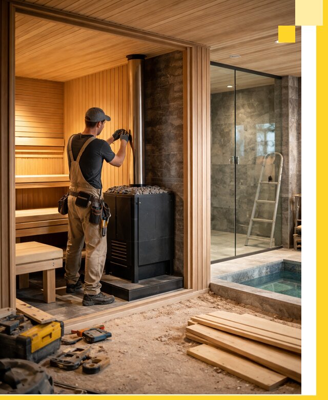 Полное строительство банных комплексов под ключ в Лесне