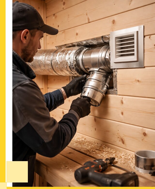 Монтаж вентиляции бани в Лесне от 12474 р. | ЭриданЛсн