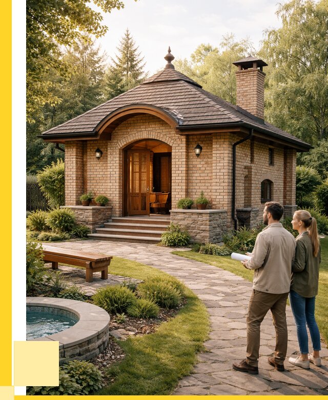 Проект кирпичной бани в Лесне от 31185 р. | ЭриданЛсн