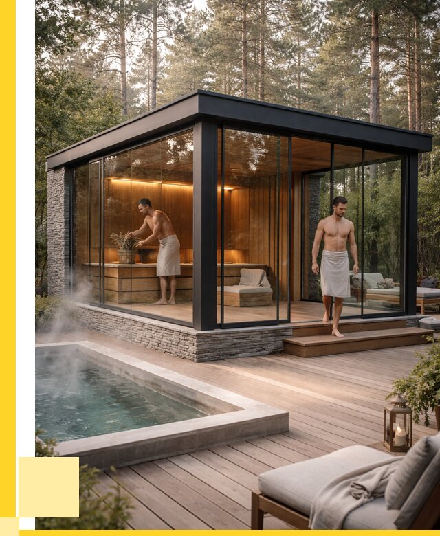 Стеклянные бани и двери в Лесне от 467775 р. | ЭриданЛсн