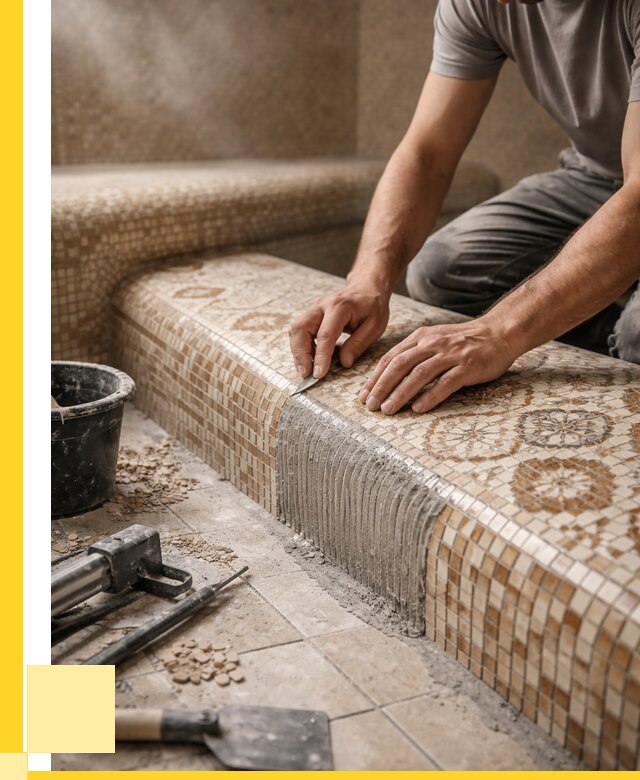 Плитка для хамама под ключ в Лесне от 3638 р. | ЭриданЛсн