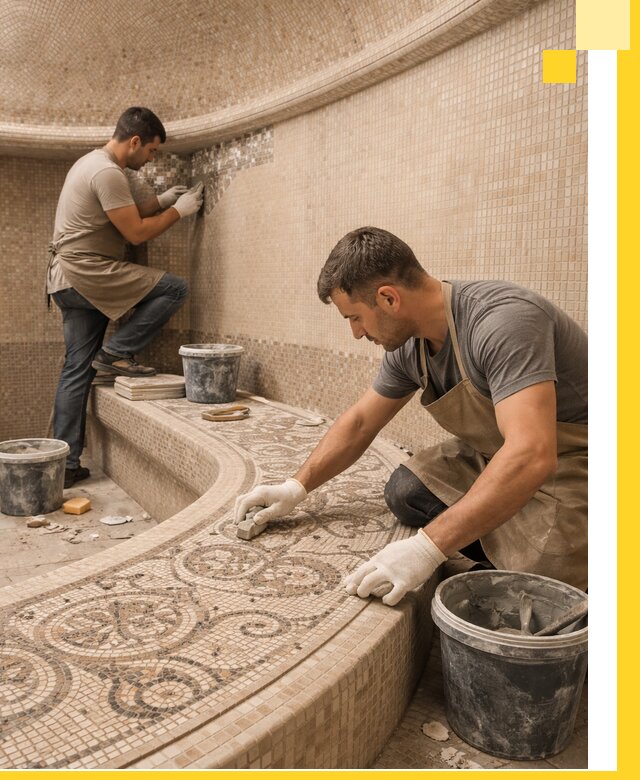 Плитка для хамама в Лесне, укладка, подбор и поставка